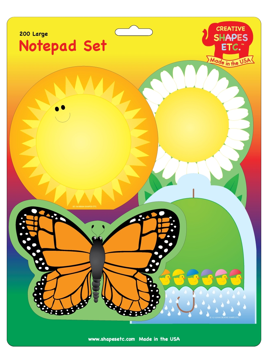 SE-0316 5 x 7 in. Spring Notepad Set - Large