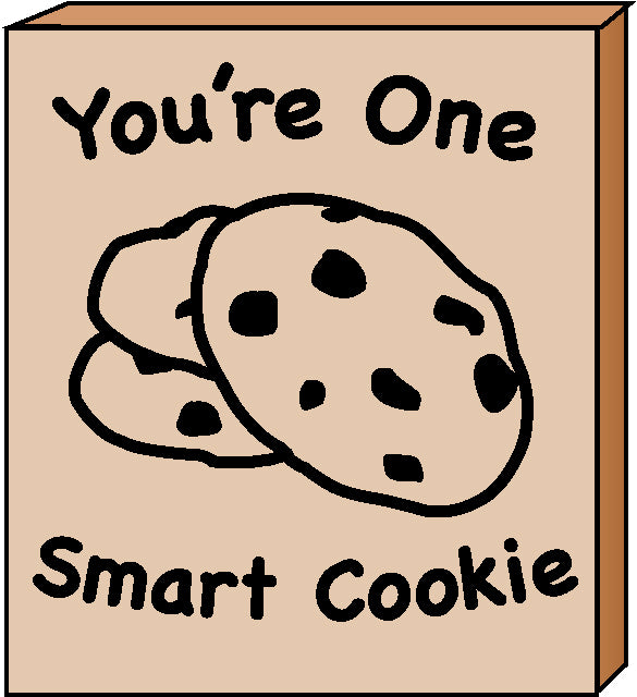 SE-0385 1.75 x 2 in. Smart Cookie Teachers Stamp
