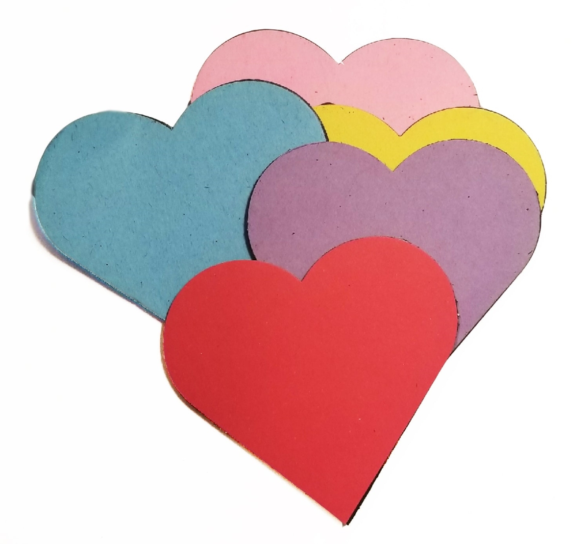 SE-2950 3 x 3 in. Assorted Heart Creative Magnets - Small