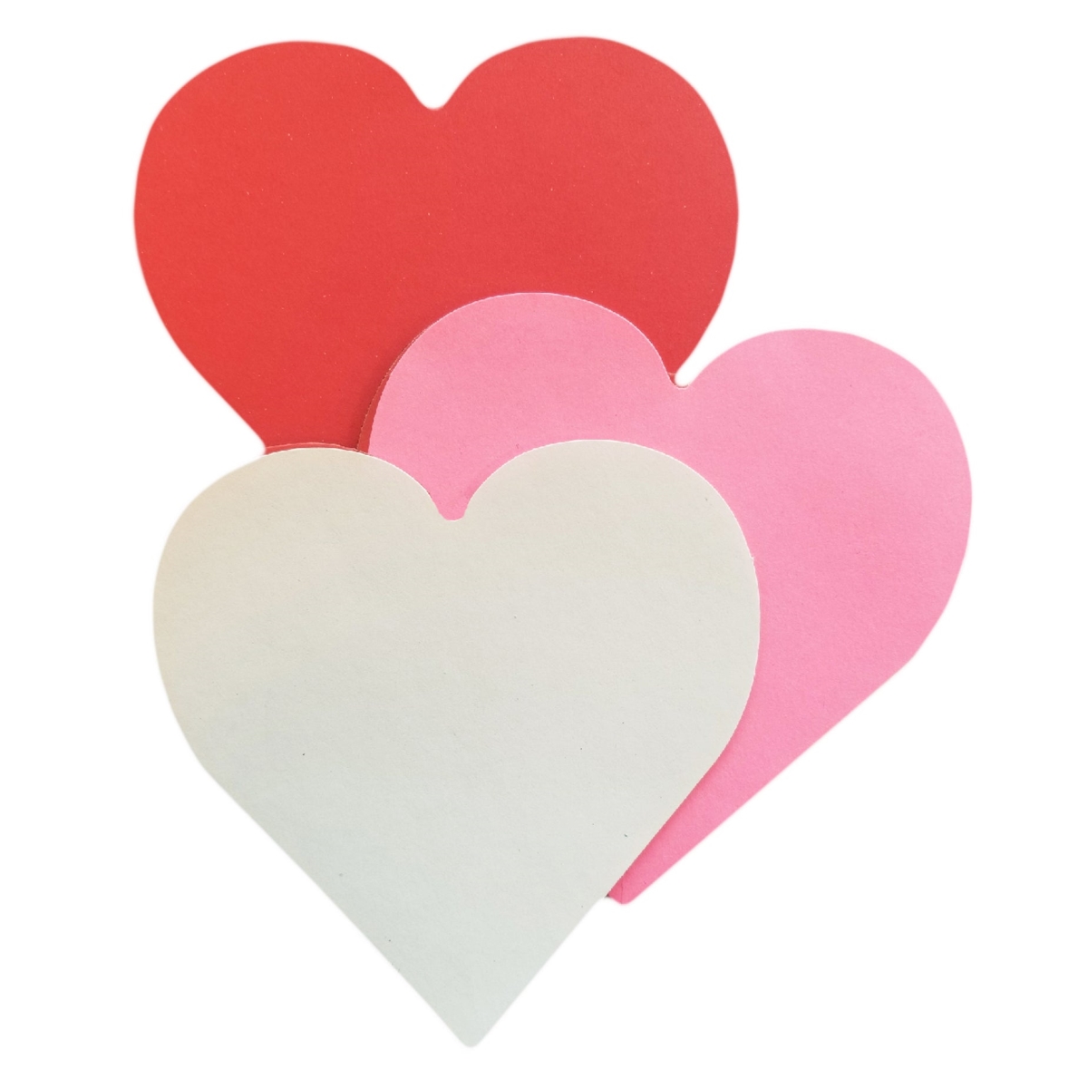 SE-3002 5.5 x 5.5 in. Tri-Color Heart Creative Magnets - Large