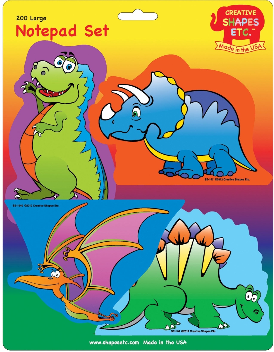 SE-310 Dinosaur Notepad Set - Large