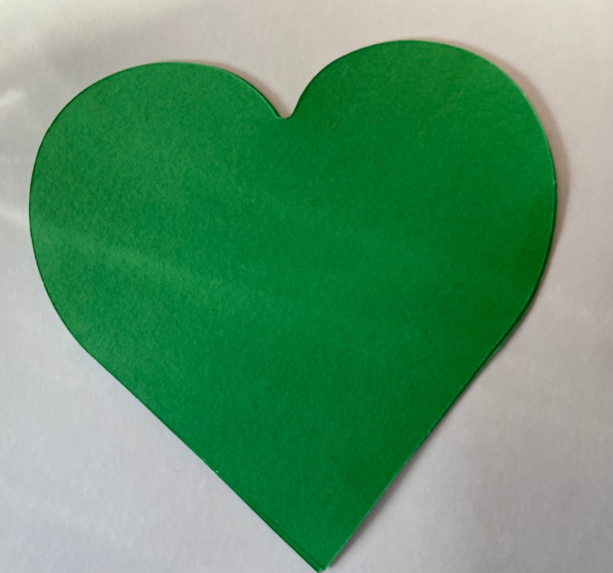 SE-8718 5.5 x 5.5 in. St. Patricks Day Heart Single Color Cut-Out - Large