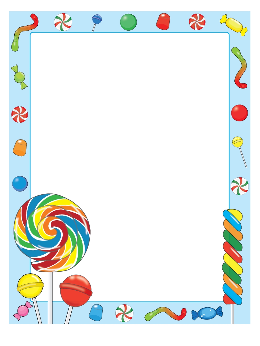 SE-9200 8.5 x 11 in. Candy Designer Paper - 50 Sheet
