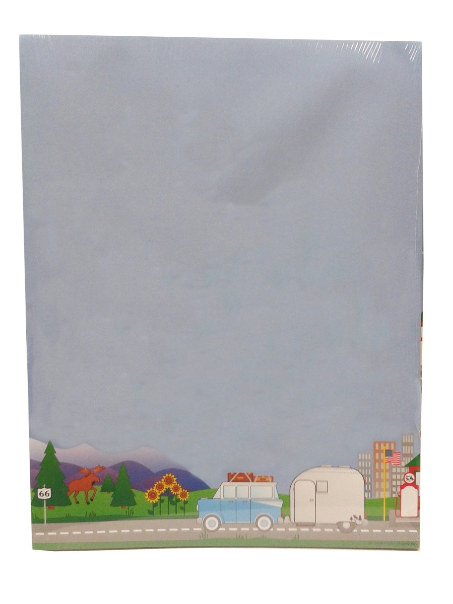 SE-9225 8.5 x 11 in. Ramblin Road Designer Paper
