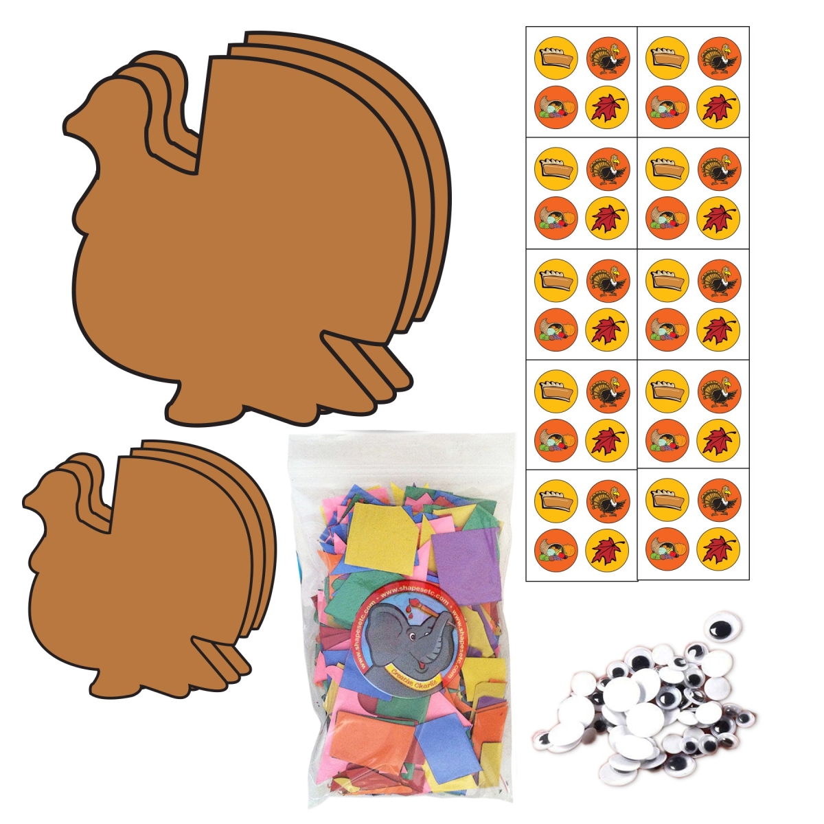 SE-9302 Thanksgiving Turkey Activity Kit
