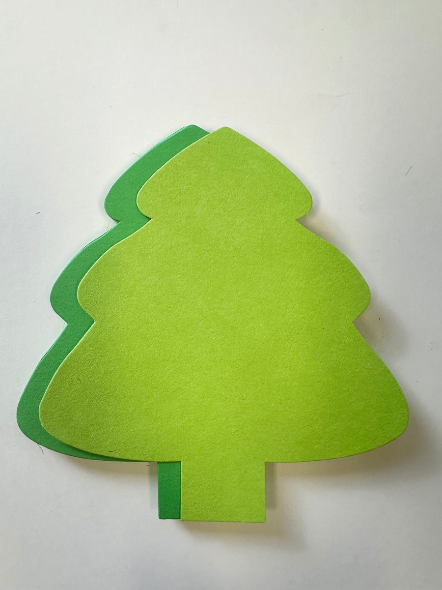 SE-1603 5.5 in. Christmas Evergreen Tree Large Cut-Outs, Assorted Green - 5 Piece