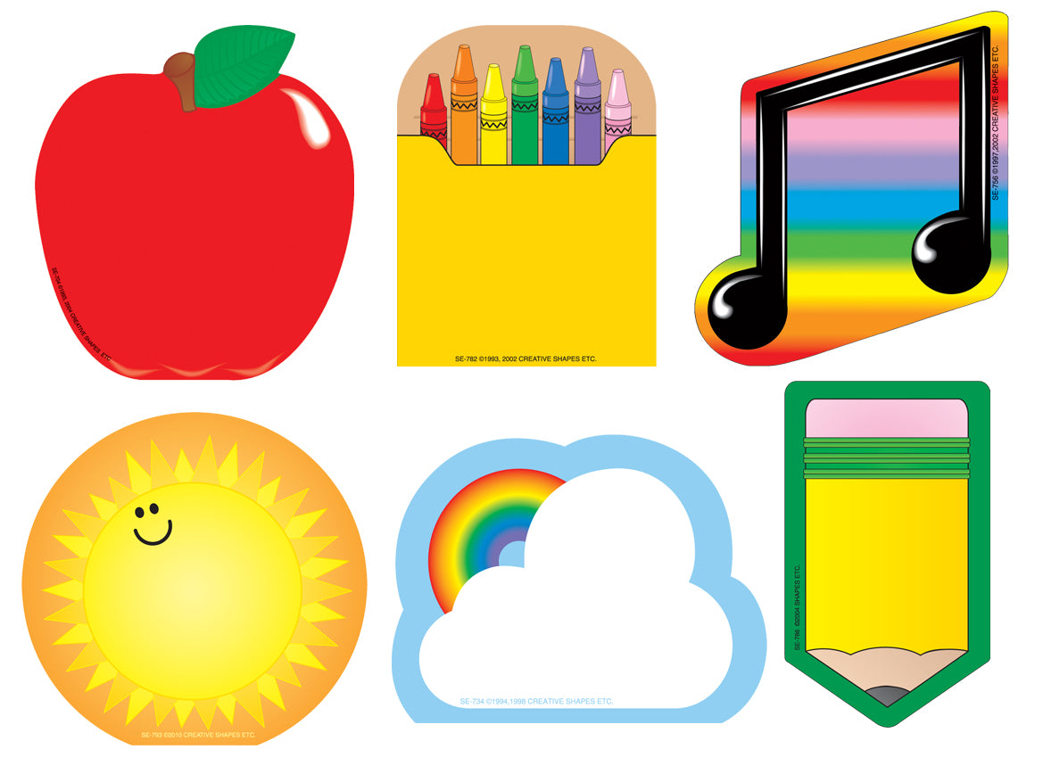 SE-395 3 x 3 in. Mini Notepad - Set of 6