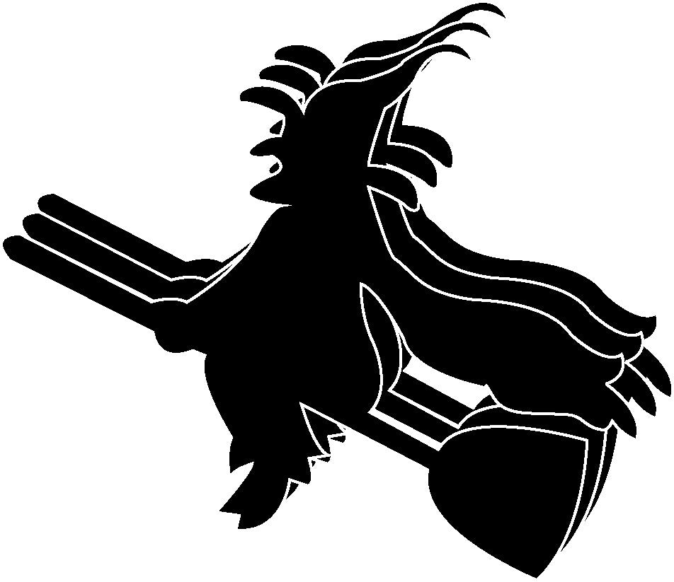 SE-7554 3 x 3 in. Witch Single Color Creative Foam Cut-Outs - Small