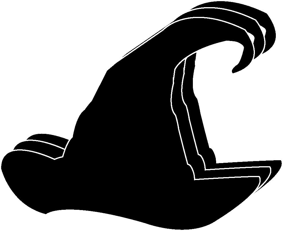 SE-7556 3 x 3 in. Witch Hat Single Color Creative Foam Cut-Outs - Small