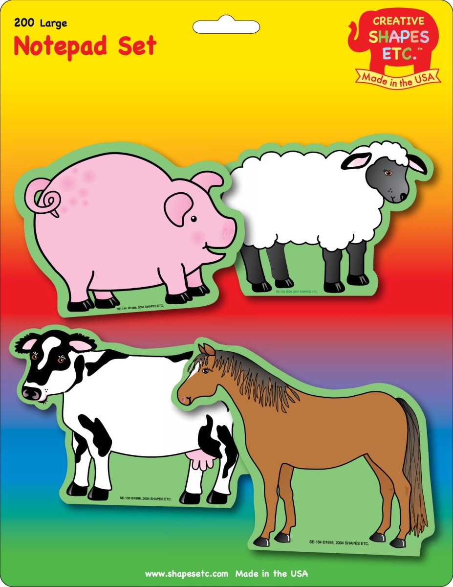 SE-7947 Farm Notepad Set - Large