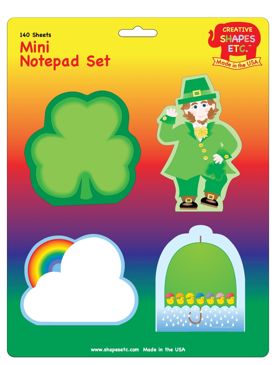 SE-8008 St. Patricks Day Mini Notepad Set