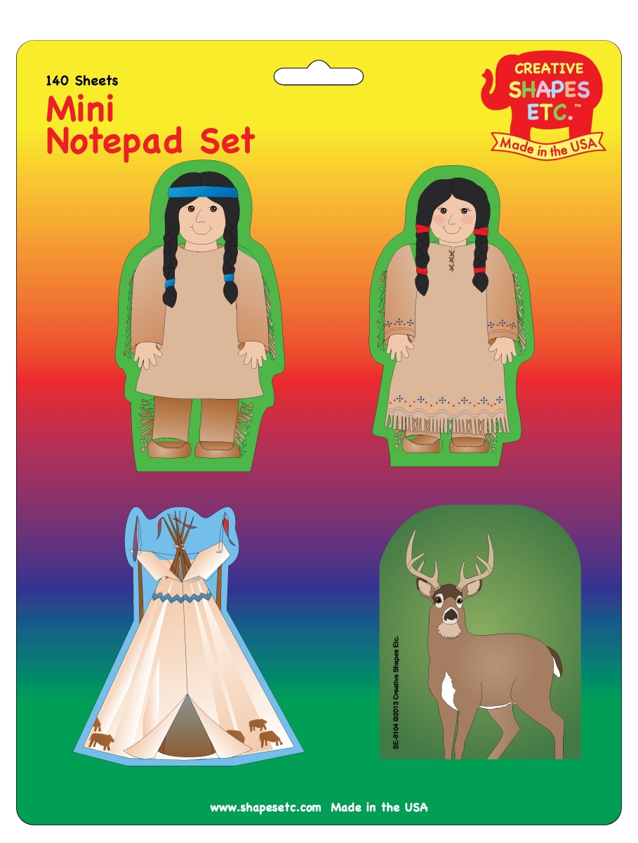 SE-8010 Native American Mini Notepad Set