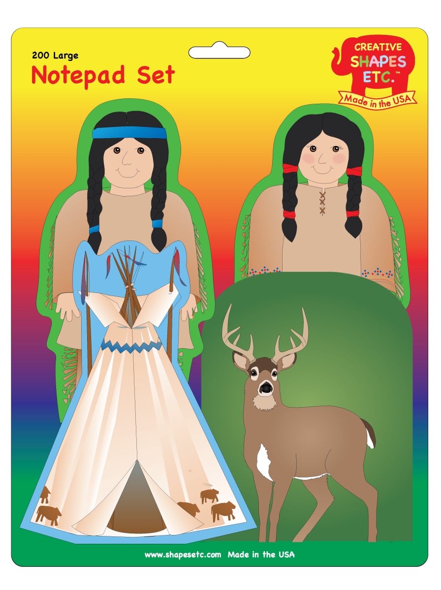 SE-8011 Native American Notepad Set - Large