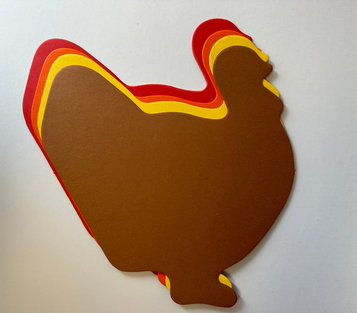 SE-9850 8 x 10 in. Thanksgiving Turkey Super Cut-Outs, Assorted Color