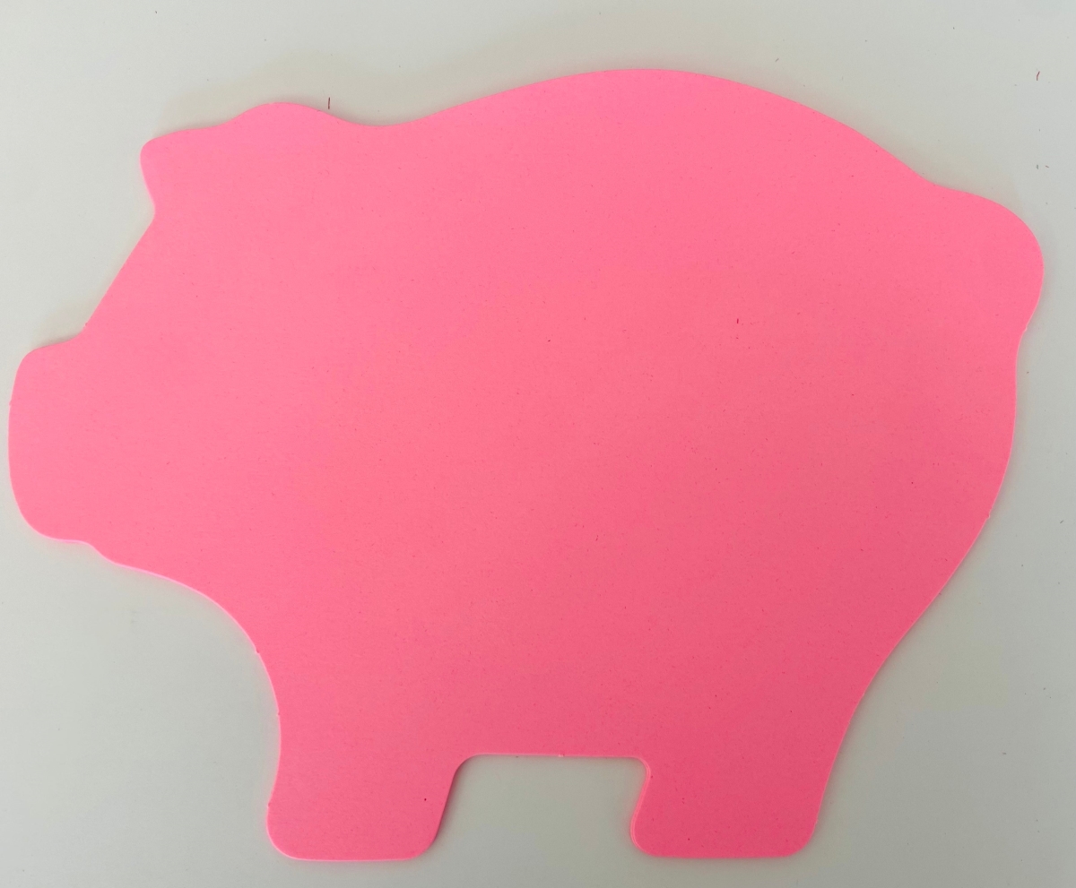 SE-9916 8 x 10 in. Pig Single Color Super Cut-Outs