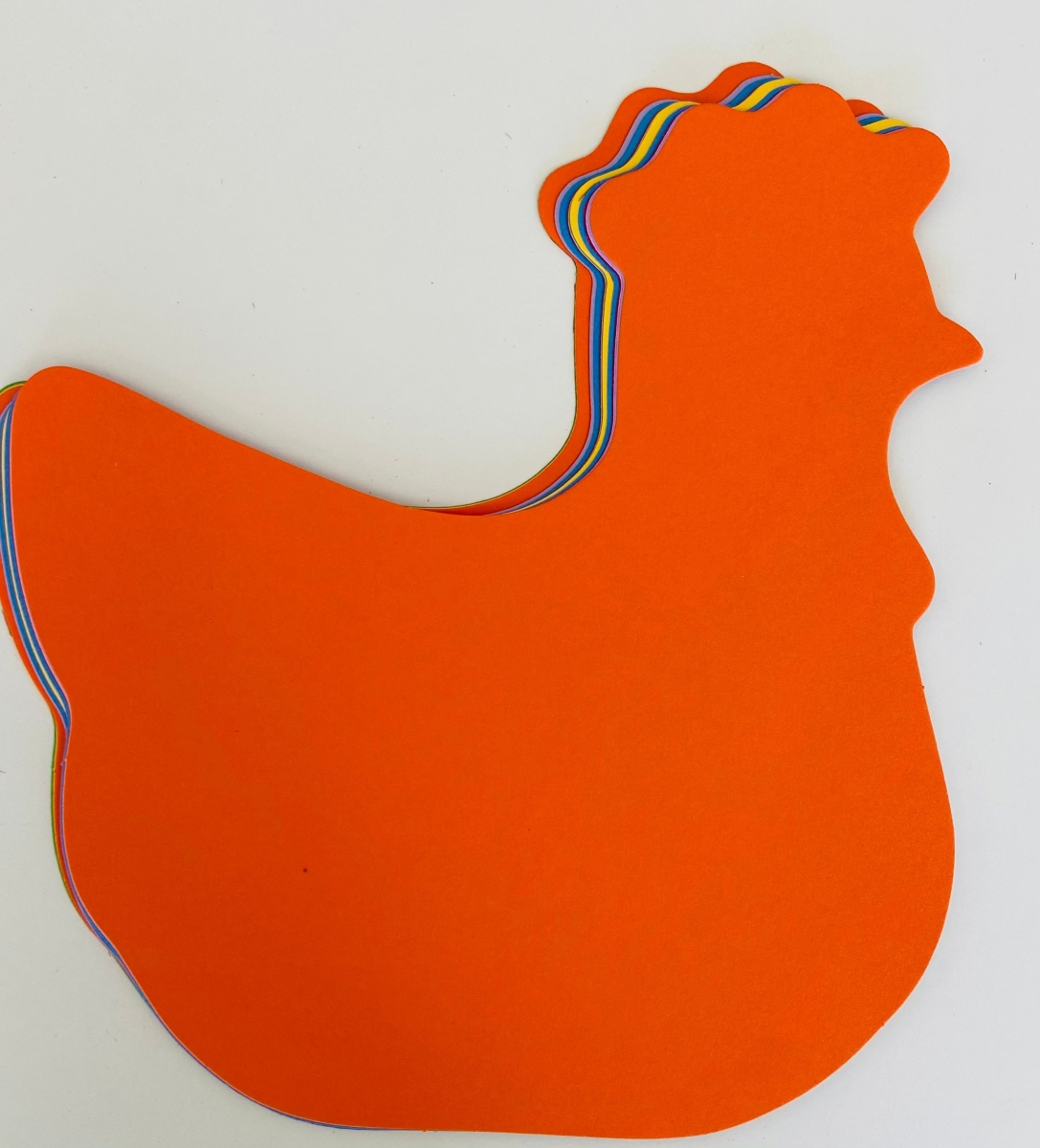 SE-9924 8 x 10 in. Hen Super Cut-Outs, Assorted Color