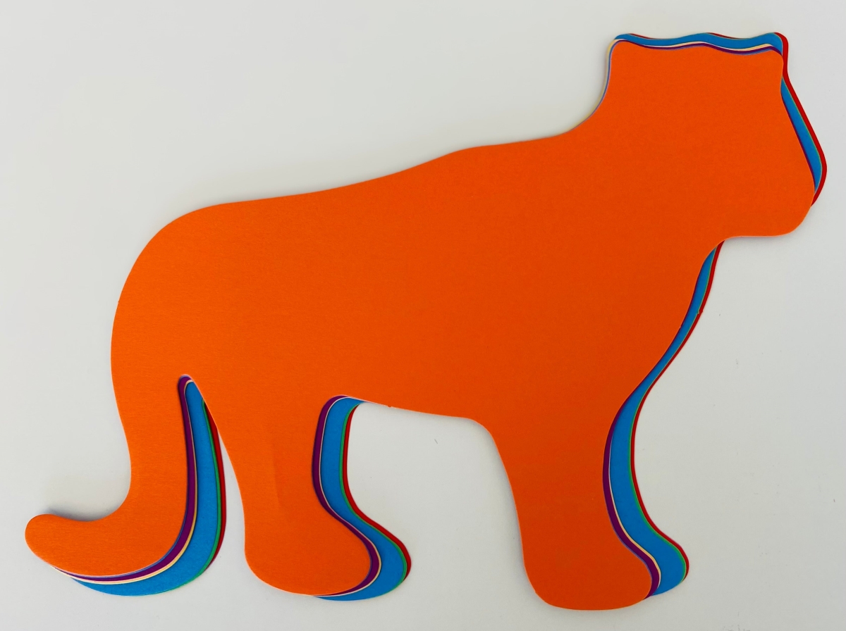 SE-9926 8 x 10 in. Tiger Super Cut-Outs, Assorted Color