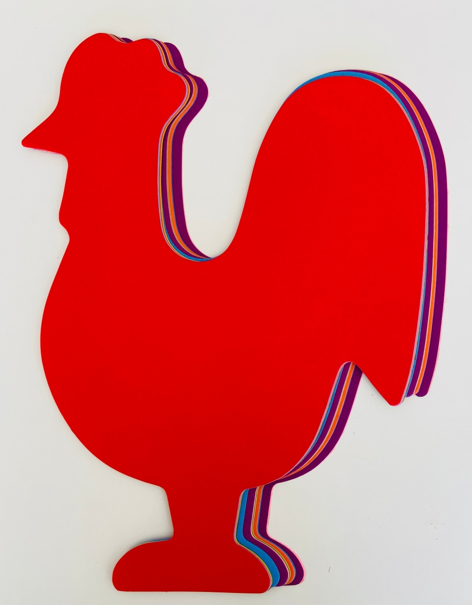 SE-9929 8 x 10 in. Rooster Super Cut-Outs, Assorted Color