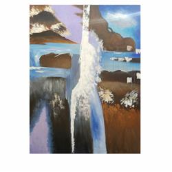 CVTOP2650 Nova Blue Cotton Paintings