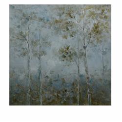 CVTOP2724 Hand Serene Forest Canvas with Painting Tree