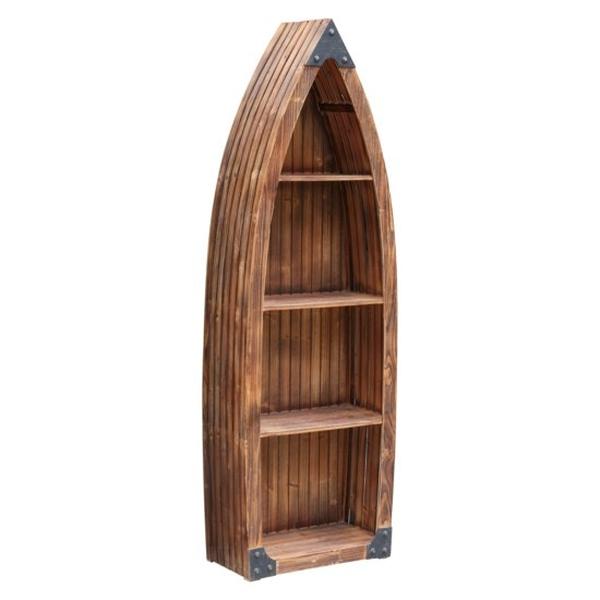 CVFZR2252 23.5 in. Mountain View Etagere, Brown & Black
