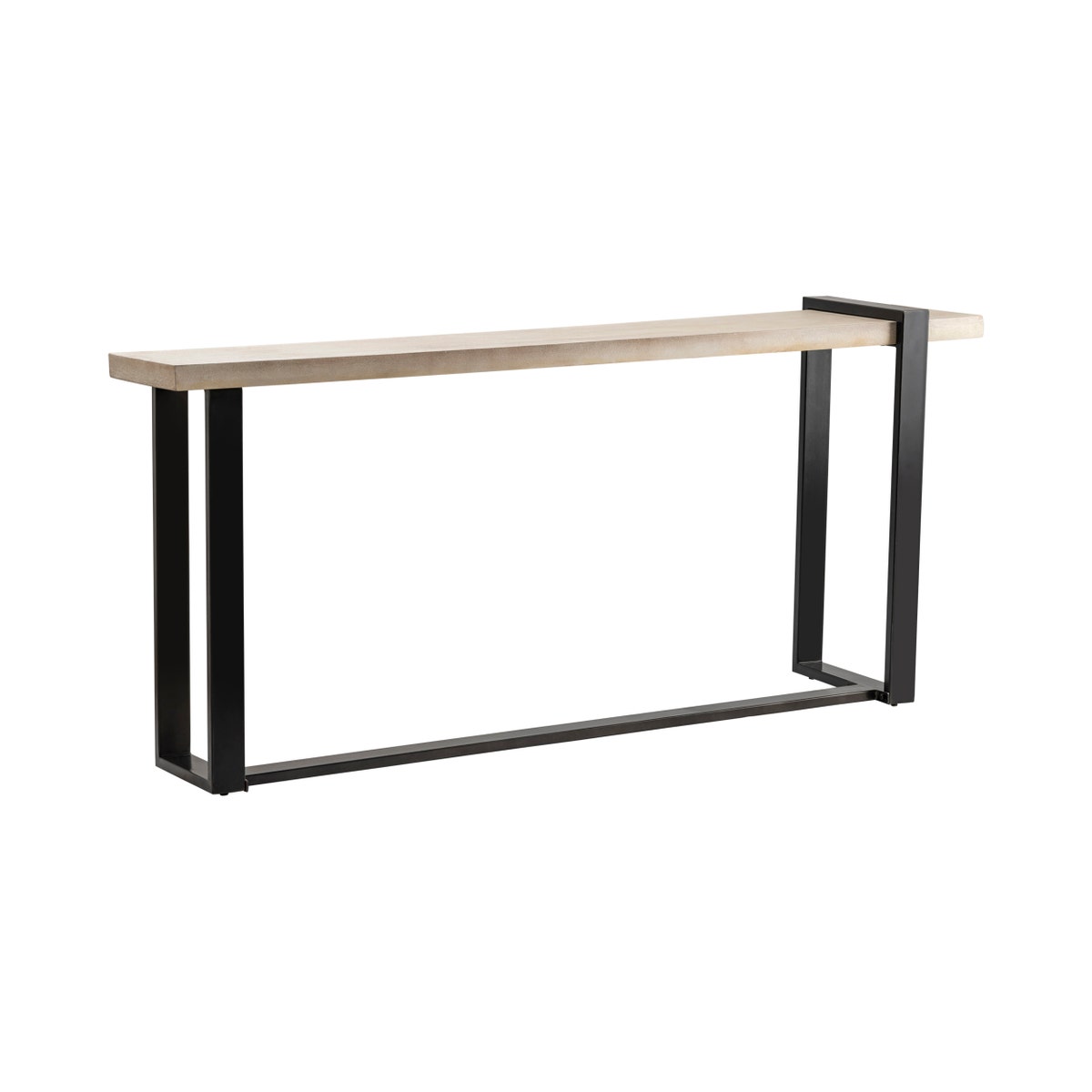CVFNR5098 36 x 16 x 80 in. Matthews Console Table, Black & Cream