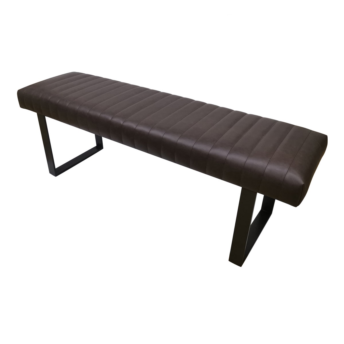 CVFZR5126 18 x 15 x 52 in. Rutledge Bench, Brown & Black