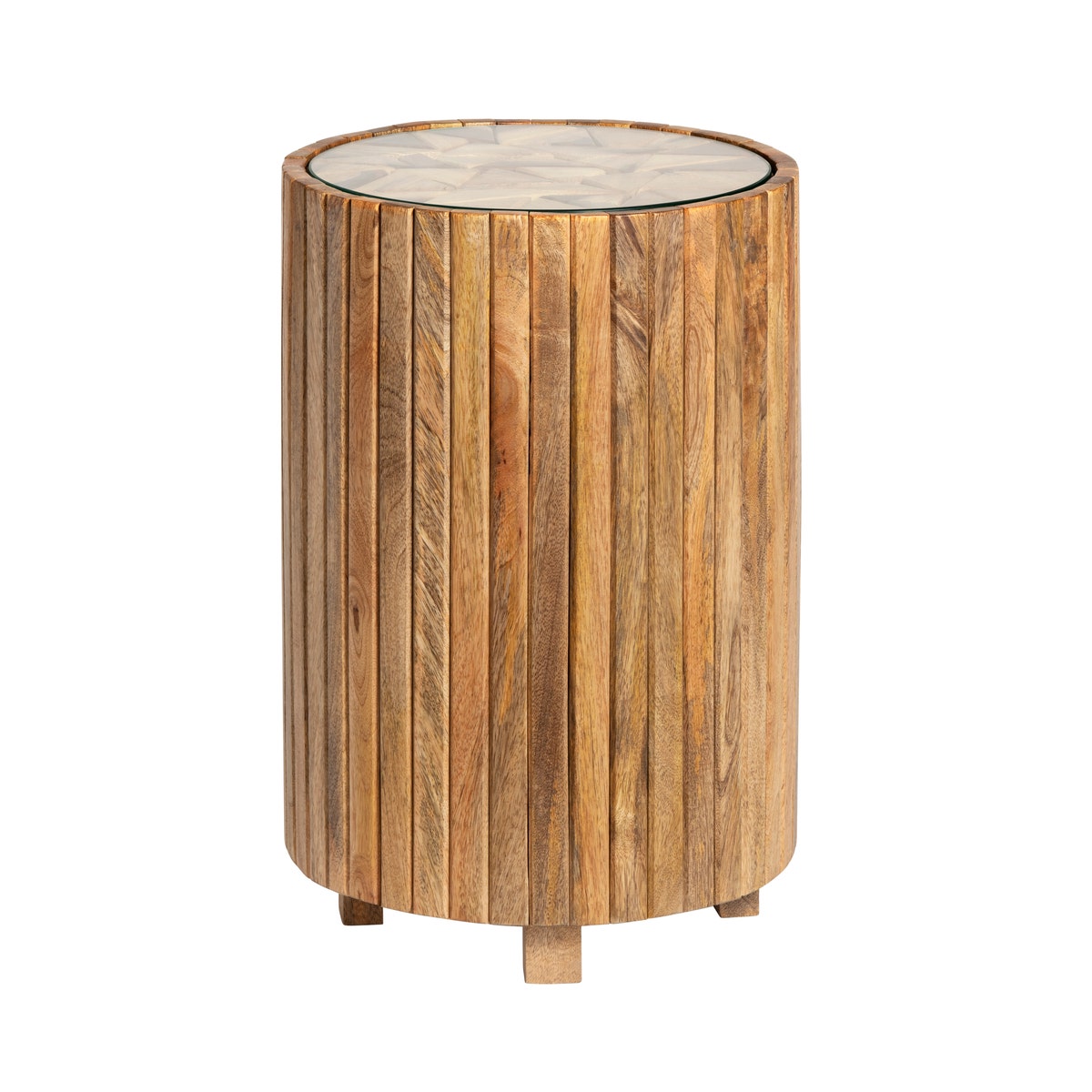 CVFNR4229 22 x 15 x 15 in. Timberline Accent Table, Brown