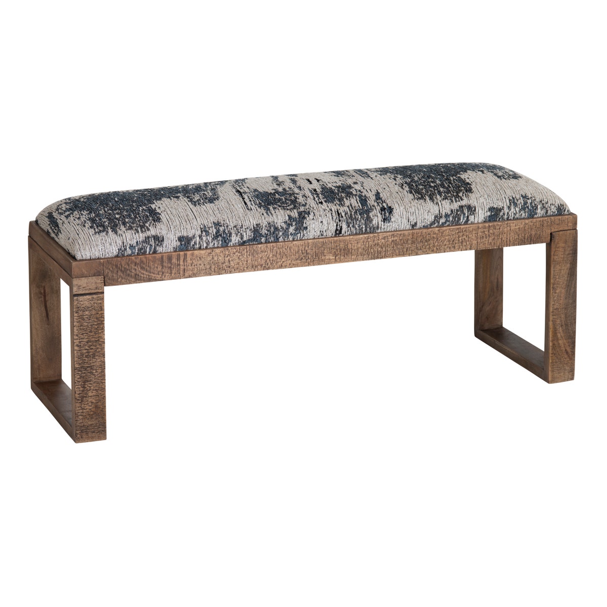 CVFNR4234 18 x 15 x 45 in. Anthropology Bench, Blue & Brown