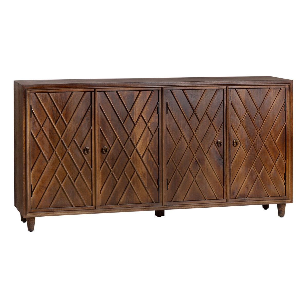 CVFNR4262 37 x 16 x 72 in. Chippendale Sideboard, Brown