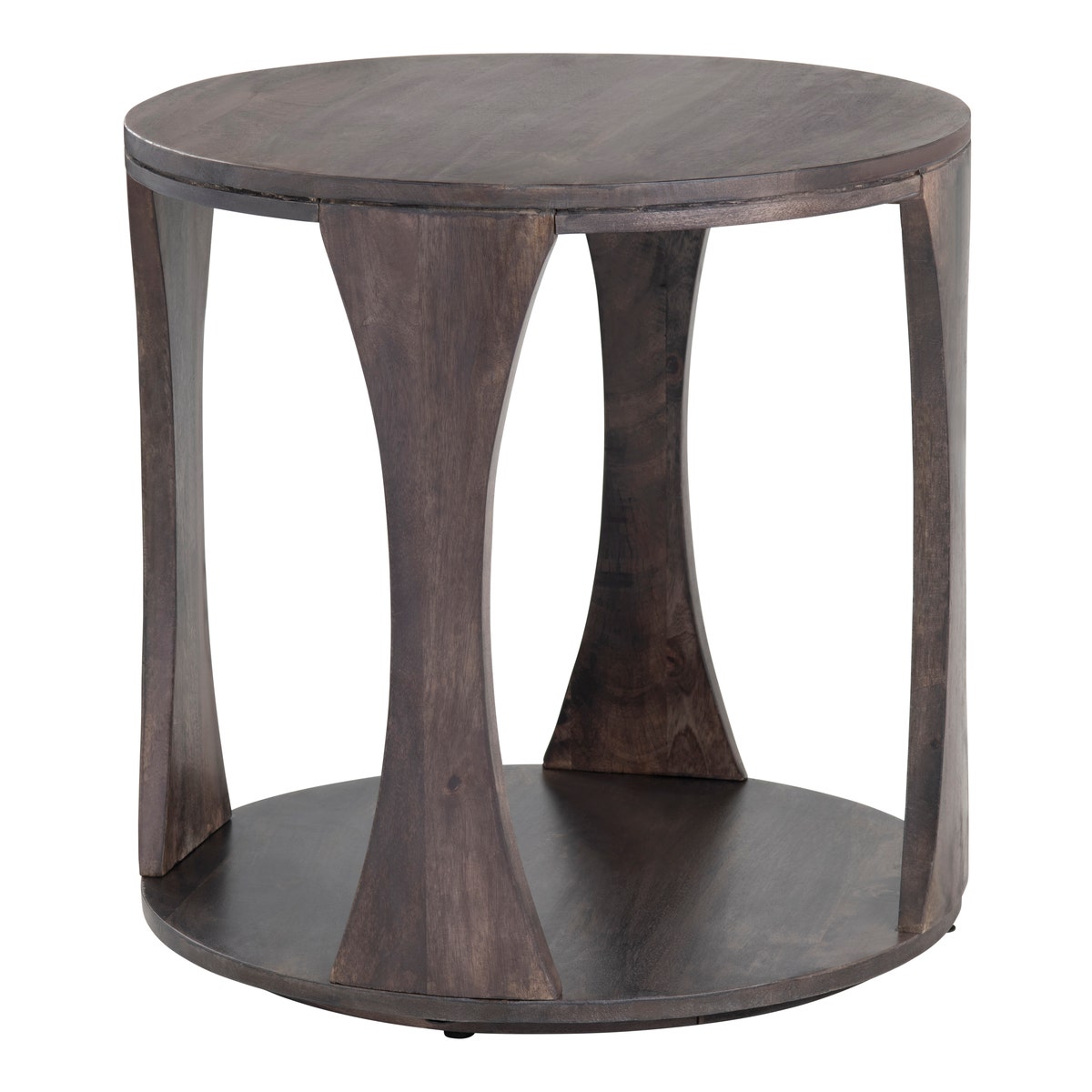 CVFNR4268 24 x 24 x 24 in. Bowtie End Table, Brown