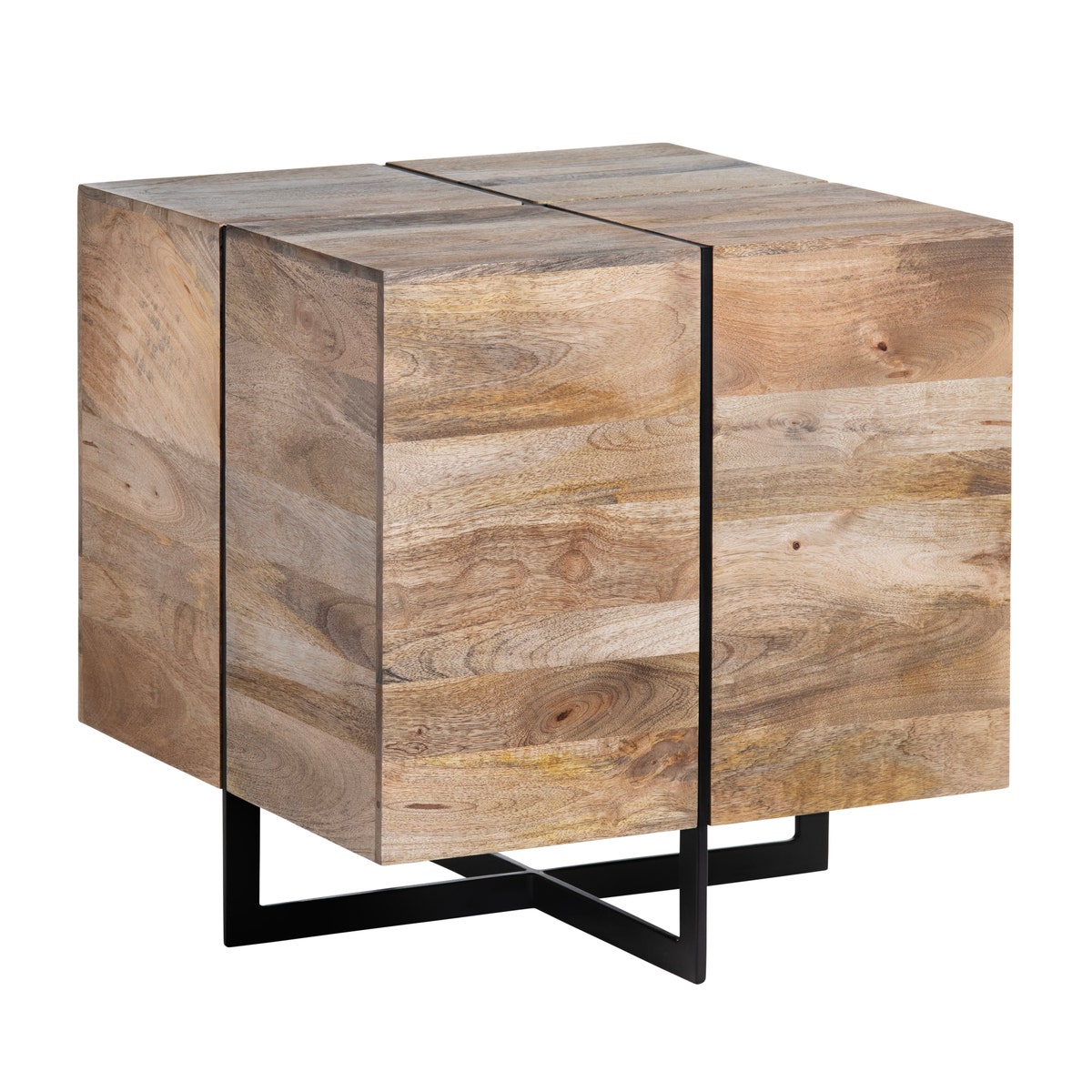 CVFNR4407 23 x 22 x 22 in. Brennon End Table, Brown