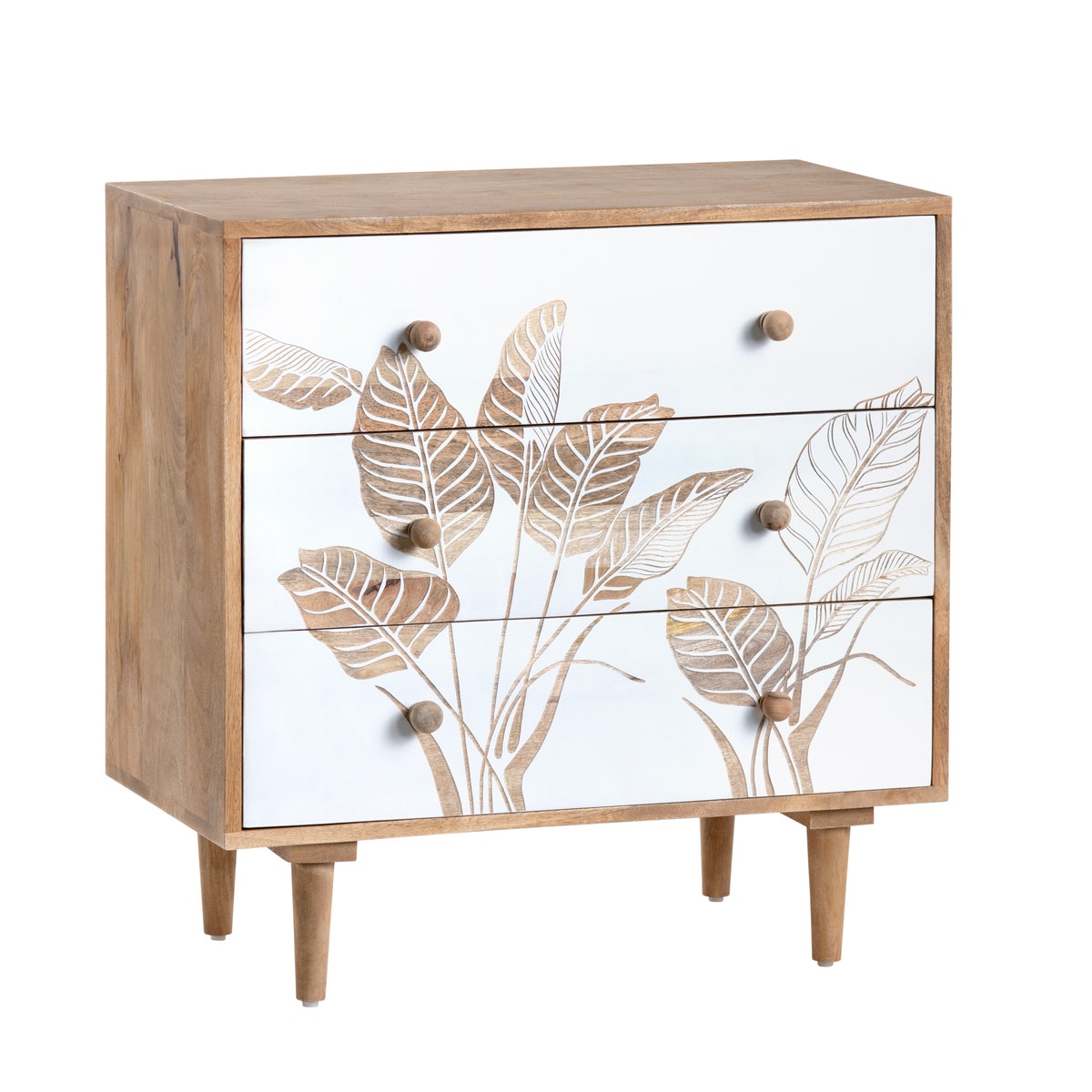 CVFNR4549 30 x 16 x 30 in. Seaside Three-Drawer Chest, White