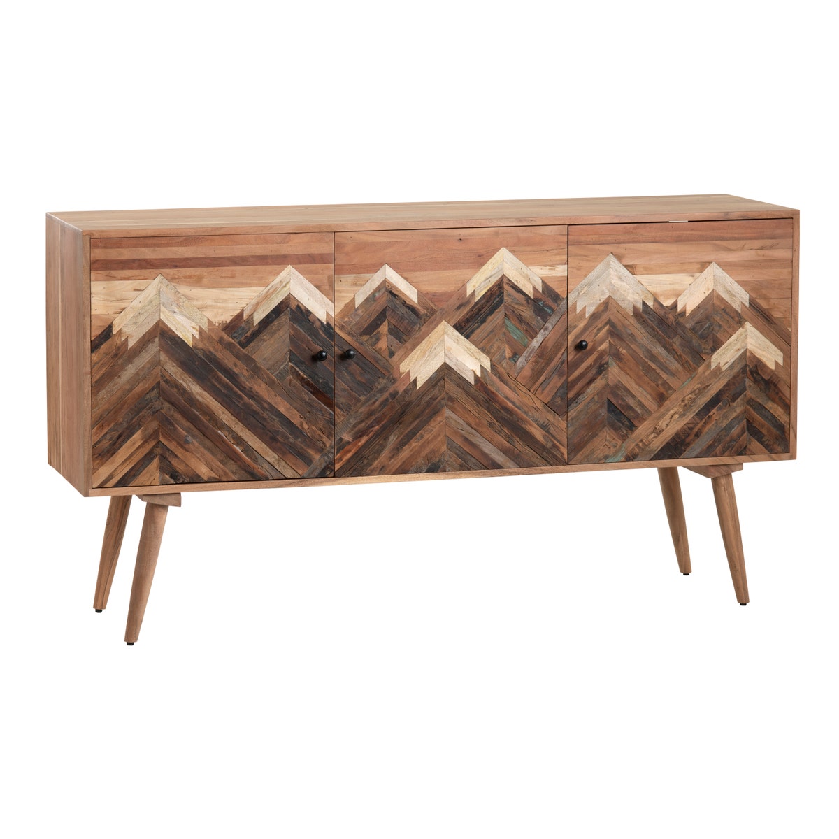 CVFNR4557 33 x 17 x 61 in. Sierra Nevada Three-Door Sideboard, Brown