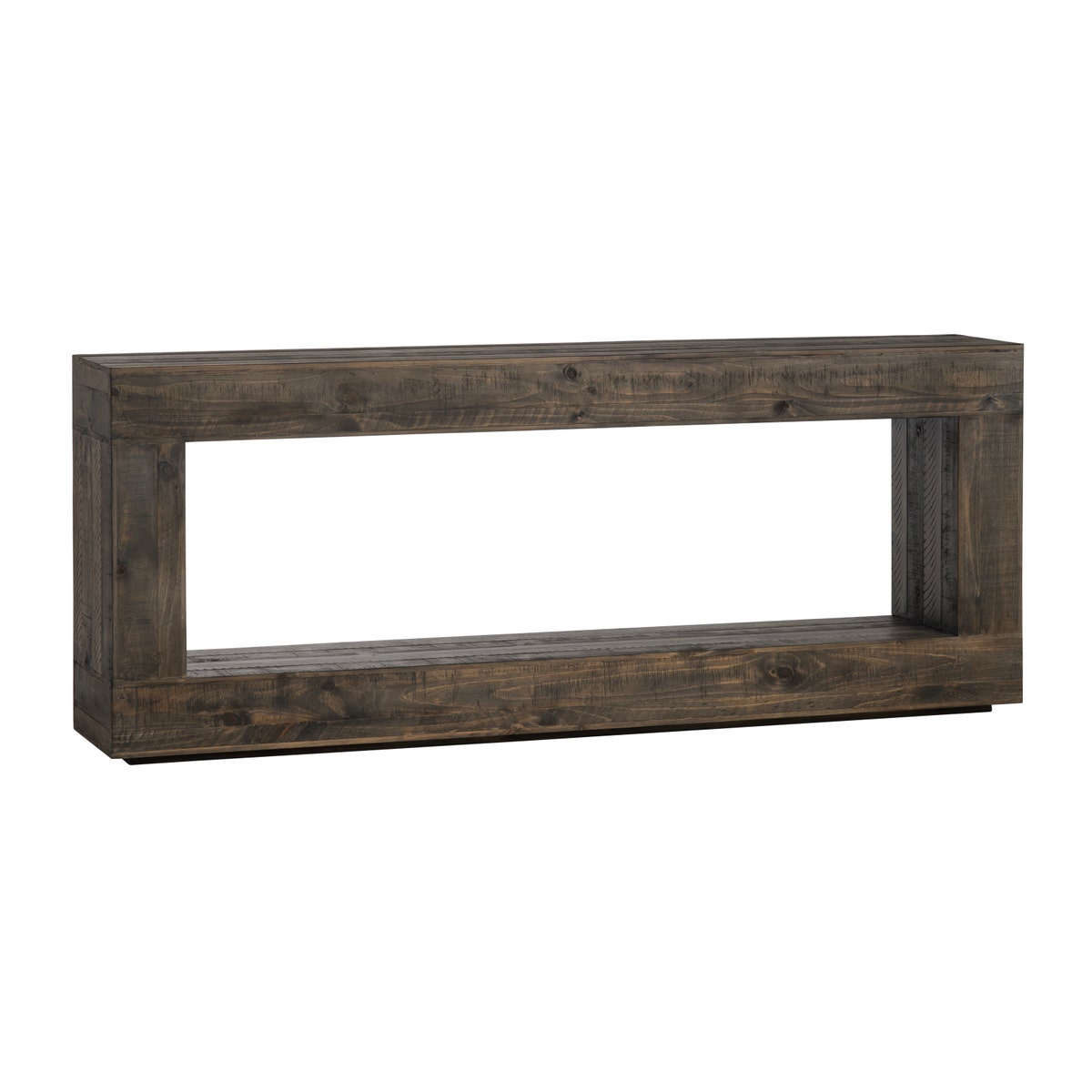 CVFVR8407 32 x 14 x 80 in. Aspen Console Table, Brown