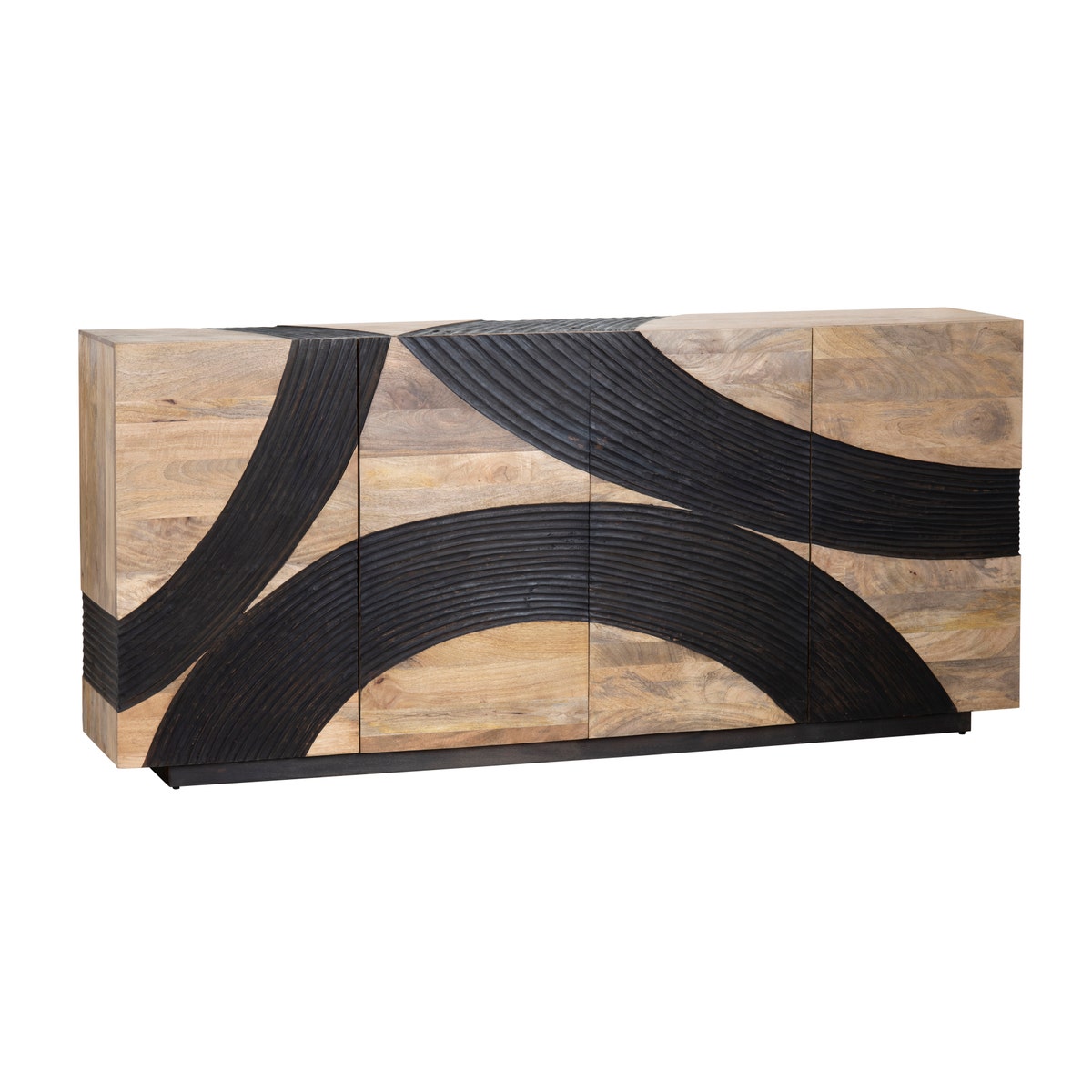 CVFNR4593 36 x 16 x 80 in. Lennox Four-Door Sideboard, Natural
