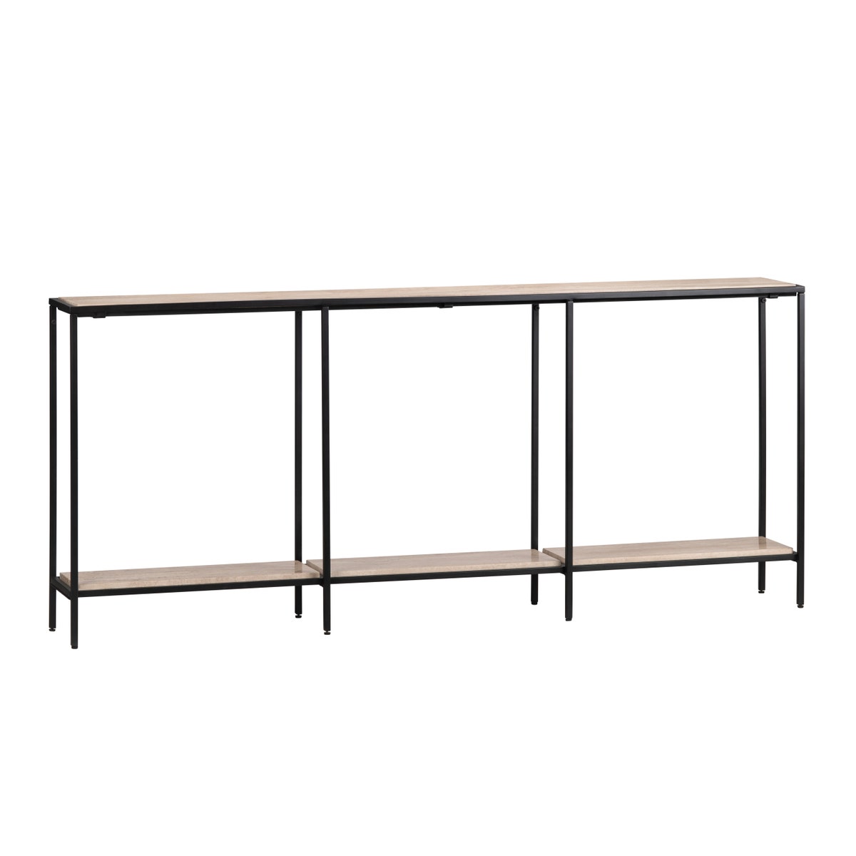 CVFNR4595 35 x 10 x 70 in. Crosby Travertine Console Table, Beige