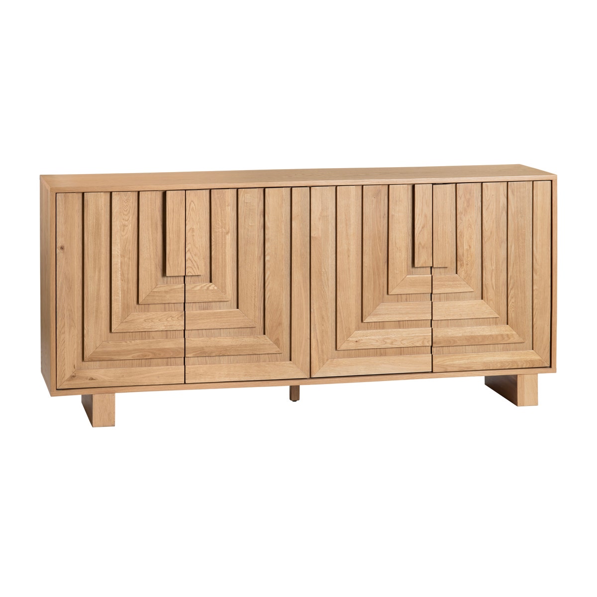 CVFVR8414 34 x 16 x 74 in. Dylan Four Door Sideboard, Natural