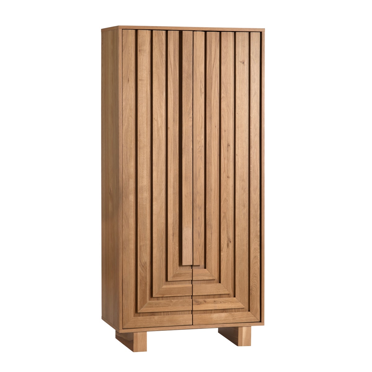 CVFVR8415 75 x 18 x 35 in. Dylan Tall Cabinet, Natural