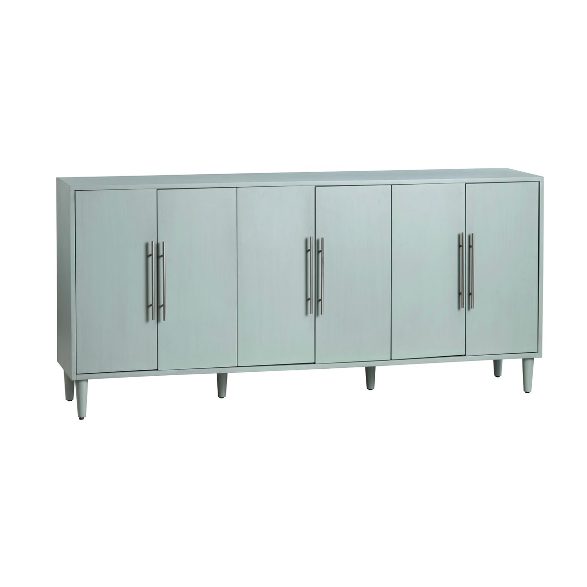 CVFVR8423 34 x 16 x 74 in. Chloe Six Door Sideboard, Green