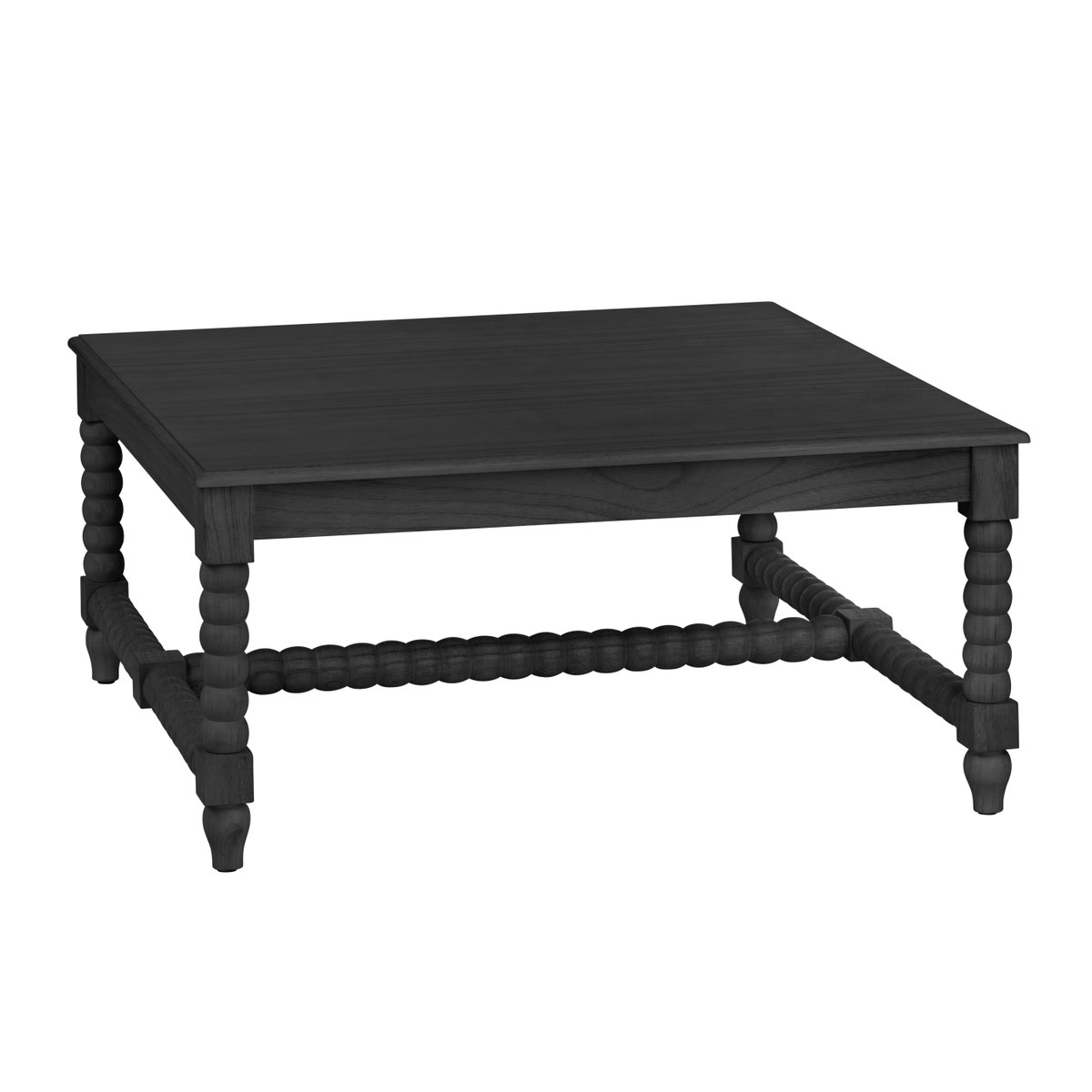 CVFDR1022 17.2 x 34 x 34 in. Meridian Cocktail Table, Black