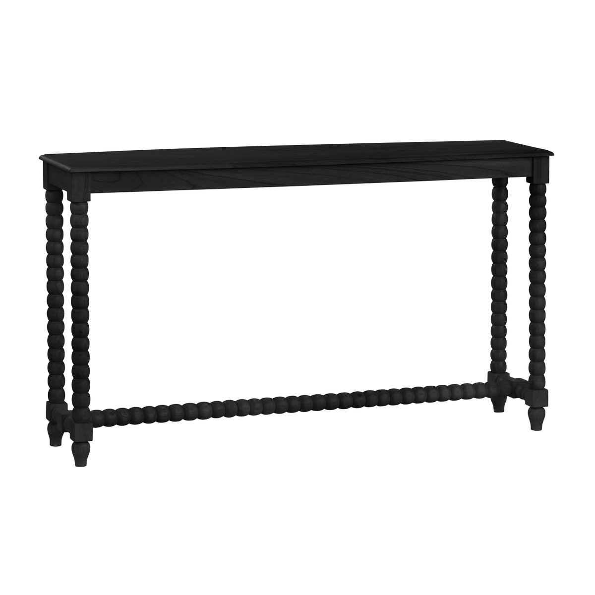 CVFDR1024 32 x 13 x 55 in. Meridian Console Table, Black