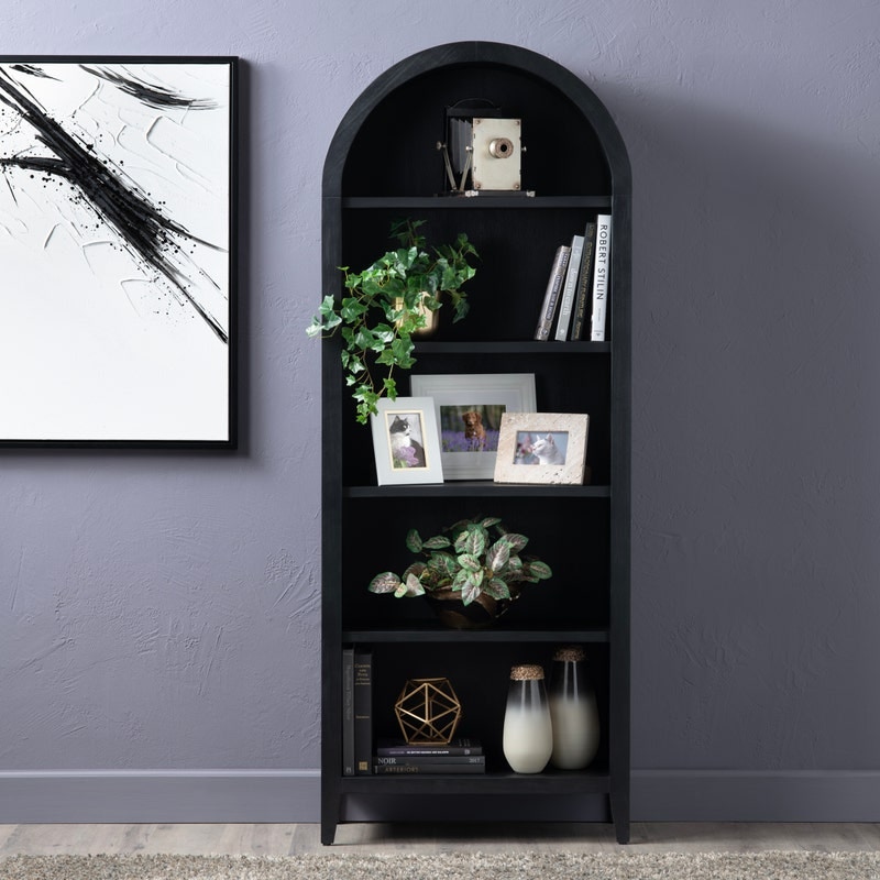 CVFDR1028 30 in. Porter Etagere, Black