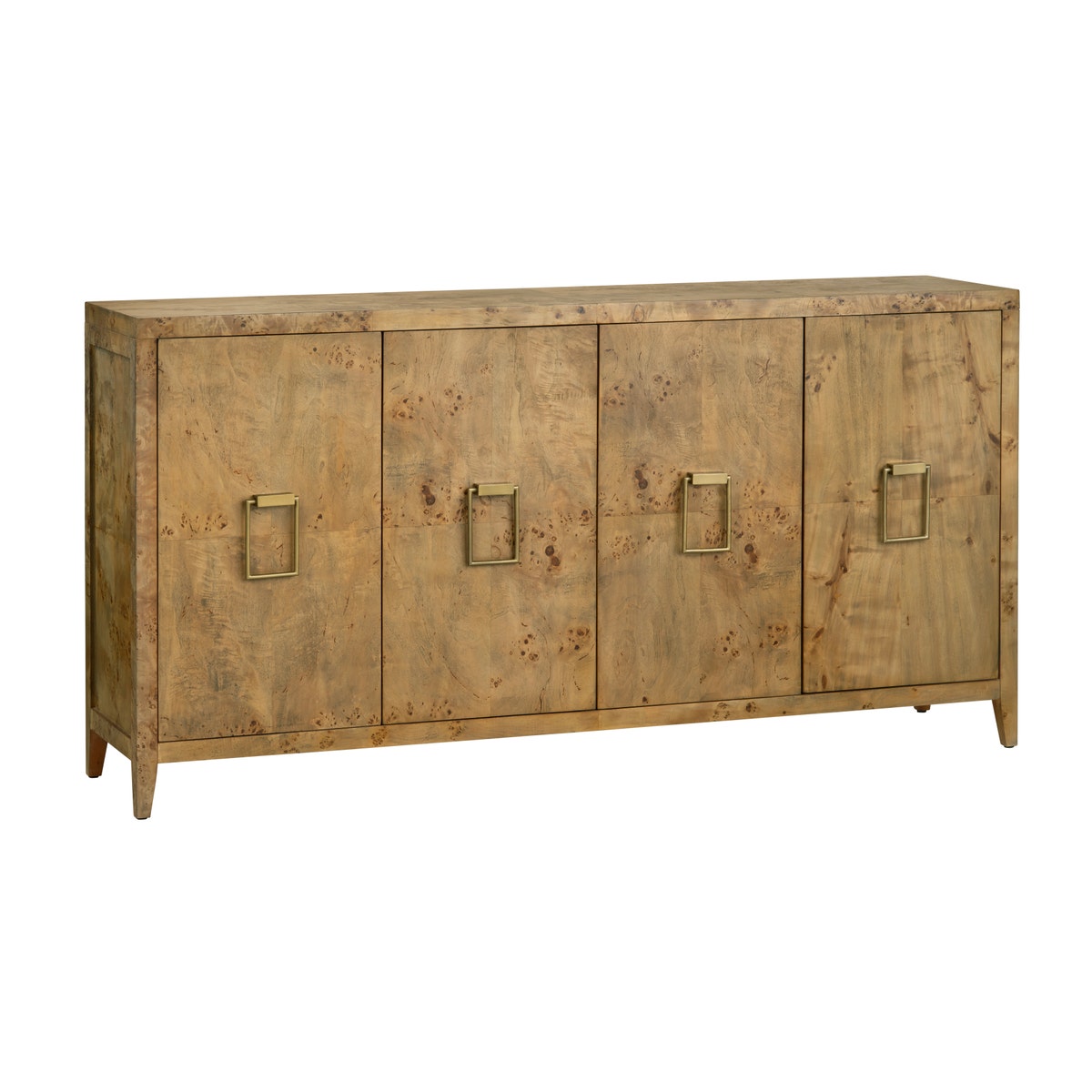 CVFDR1034 36 x 16 x 72 in. Richmond Mappa Burl Sideboard, Brown