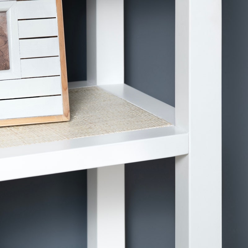 CVFDR1003 42 in. Sandy Shores Etagere, White