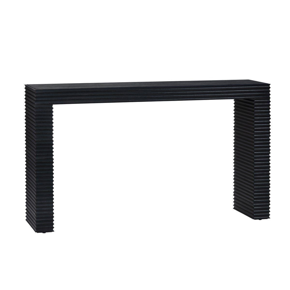 CVFDR1155 32.75 x 14.25 x 56.25 in. Hendrix Console Table, Black