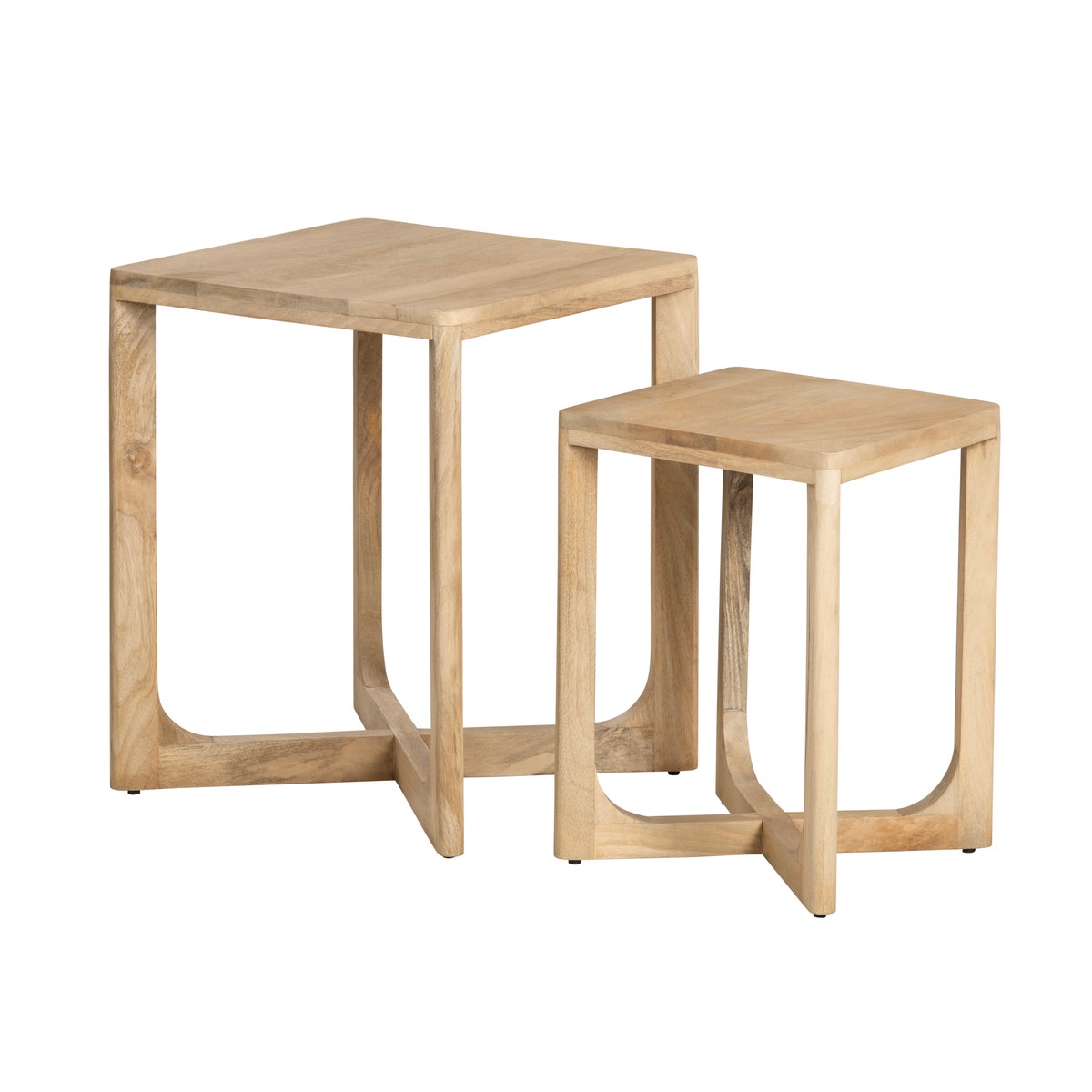 CVFNR4833 22 x 18 x 18 in. Braden Accent Table Set, Natural