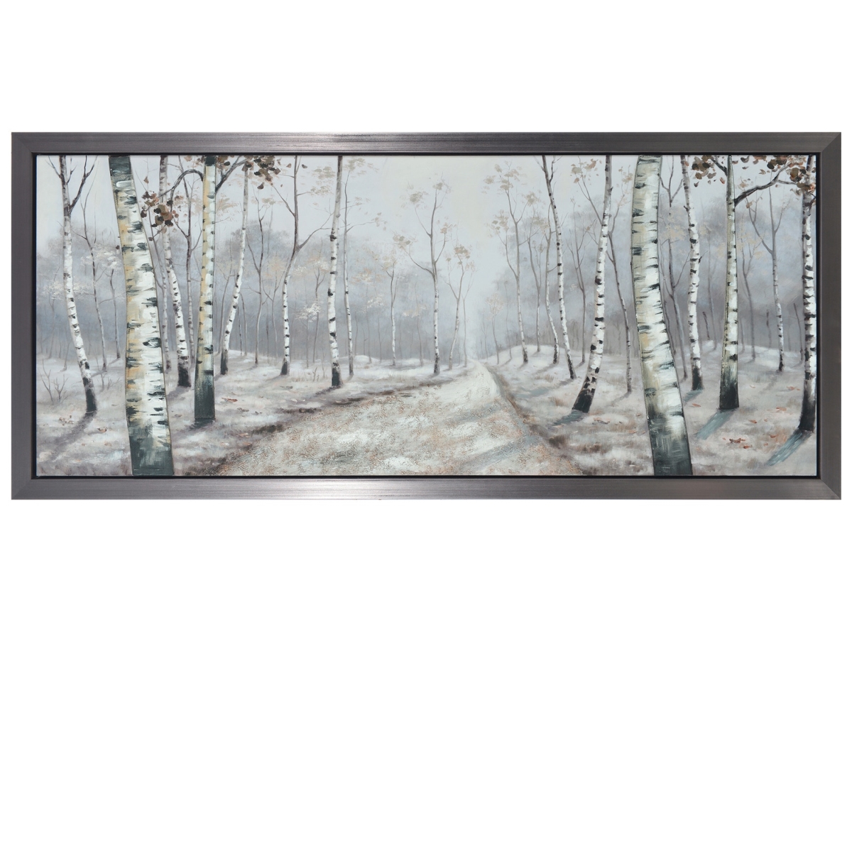 CVTOP2798 71 in. Backwoods Canvas Art, Brown & Gray