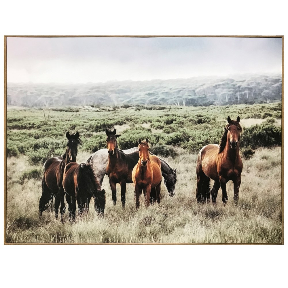CVTOP3076 48 in. Wyatt Canvas Art, Brown