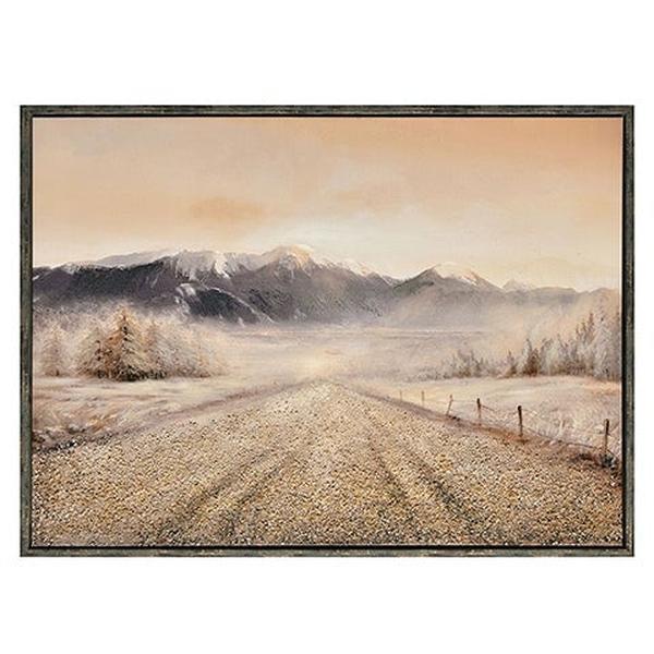 CVTOP3097 47 in. Bozeman Canvas Art, Brown